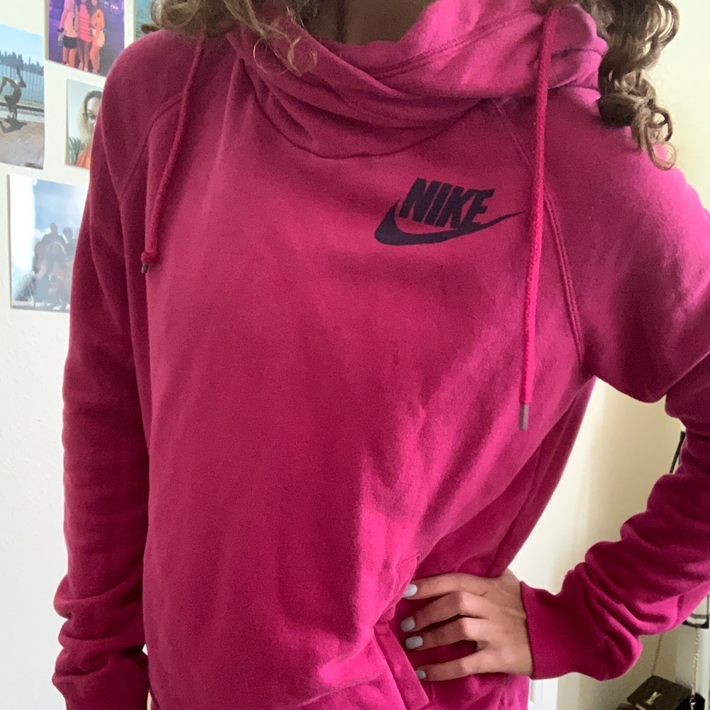Pink nike hoodie